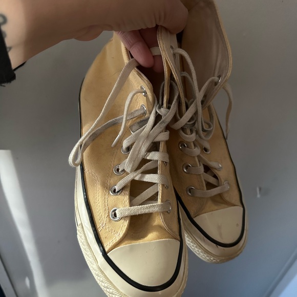 Converse Yellow High-Top Sneakers - Picture 4 of 6